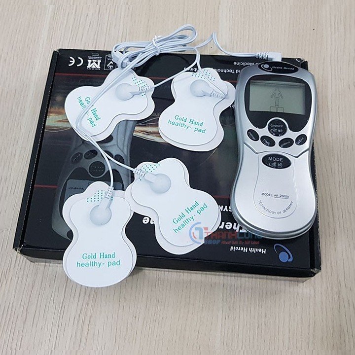 Máy Massage Bấm huyệt Xung Điện với 4 miếng dán