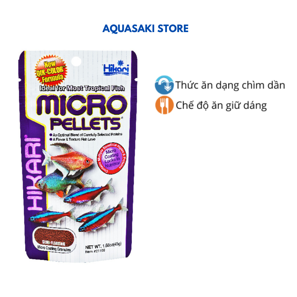 Thức ăn cho cá cảnh HIKARI TROPICAL MICRO PALLETS 45g