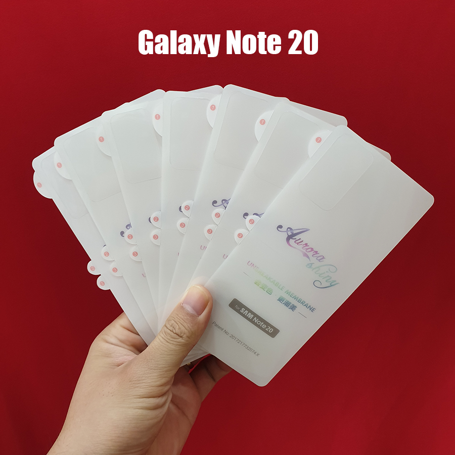 Dán PPF chống xước mặt lưng Galaxy Note 20