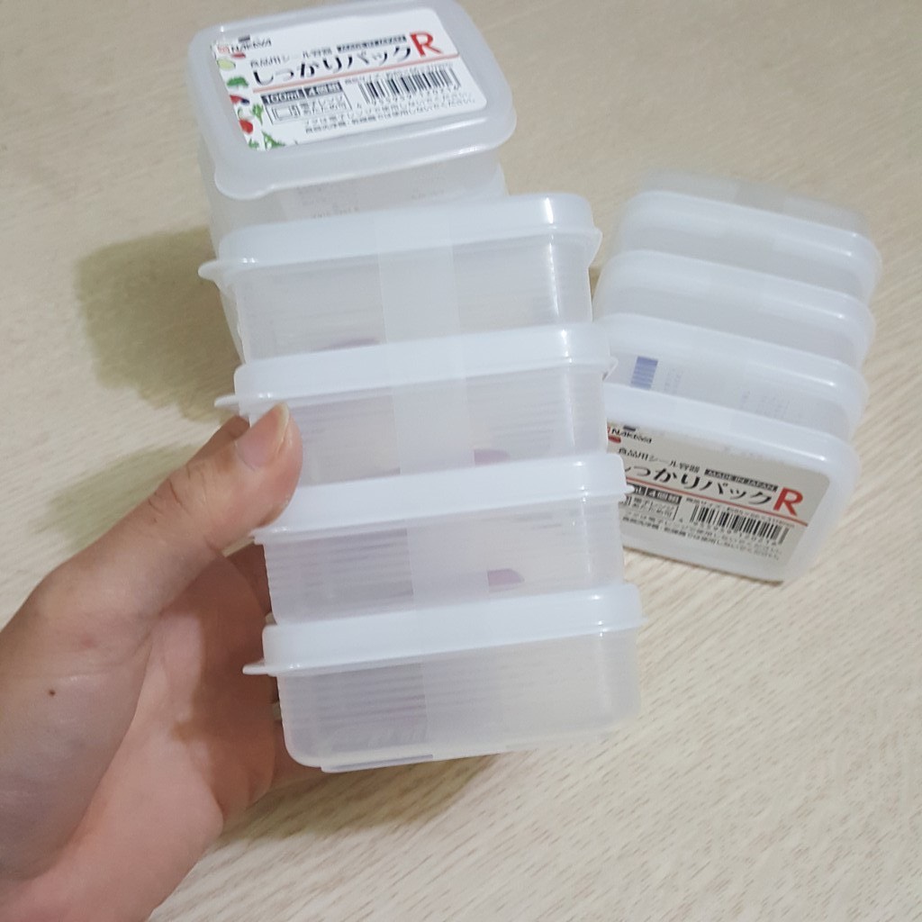 Bộ hộp Nhật Bản đựng đồ ăn dặm, trữ đông đủ size cho bé yêu