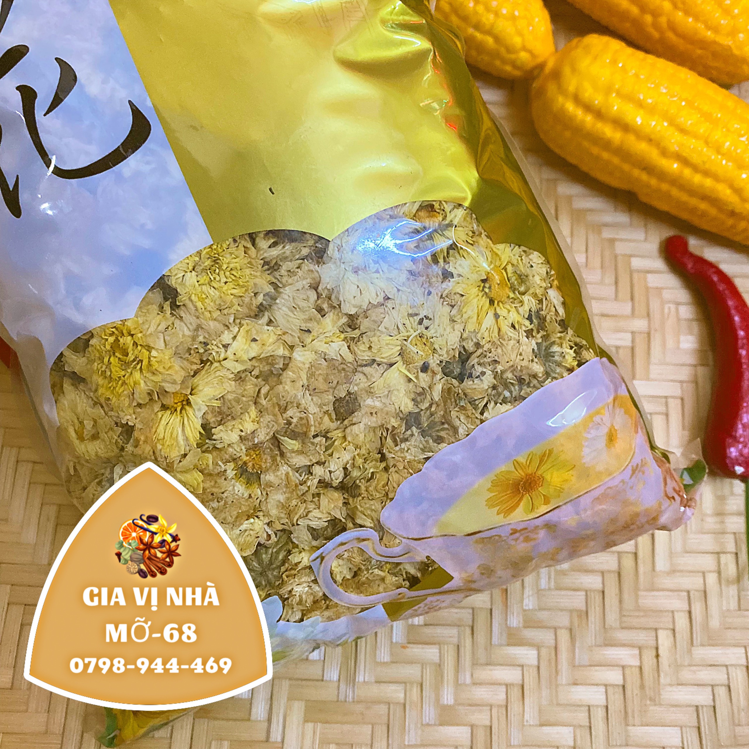 NỤ HOA CÚC KHÔ CAO CẤP -100GR-500GR