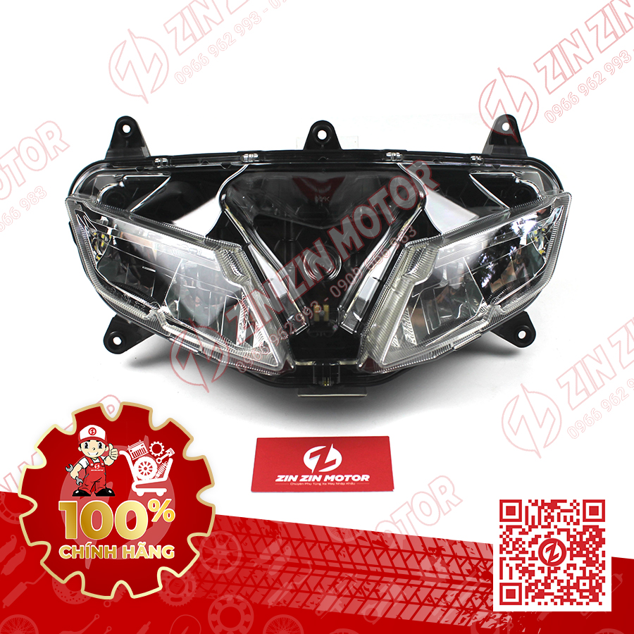Đèn Pha - R15V3 - BK6-H4300-00 - Zin Zin Motor