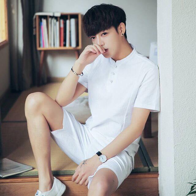 Bộ đũi nam cổ tàu cao cấp