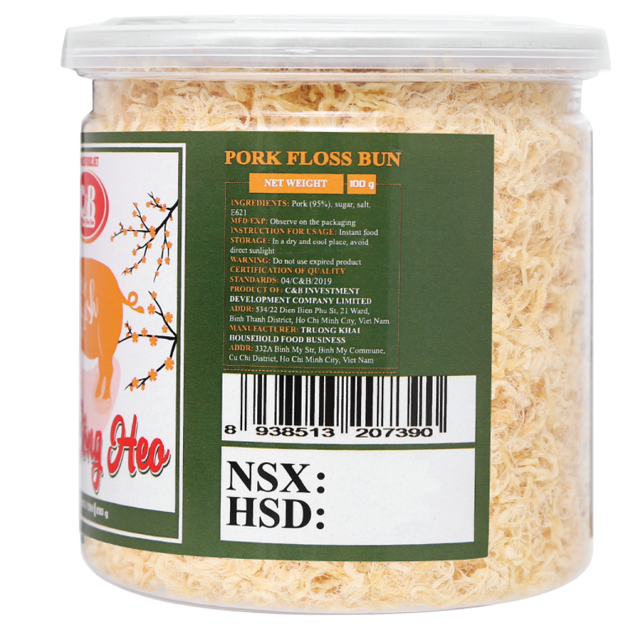 CHÀ BÔNG HEO C&B HỘP 100G