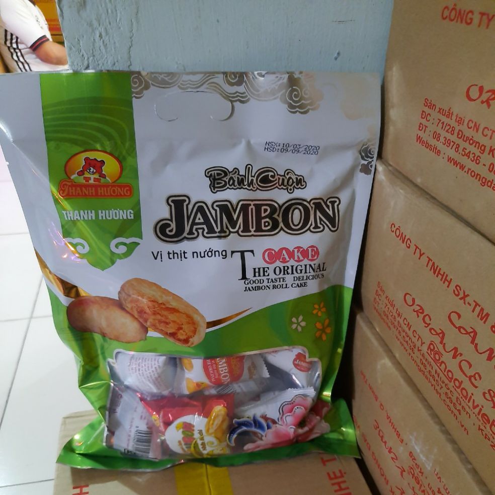 Bánh Cuộn Jambon Nướng