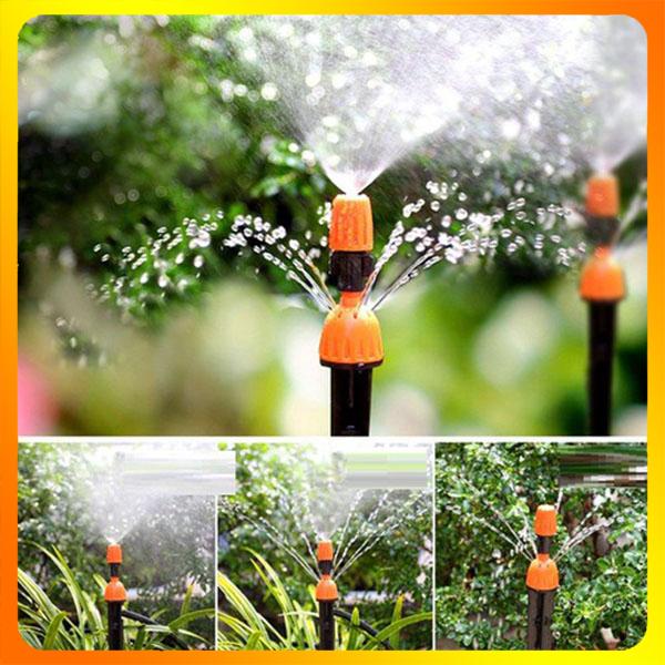 Béc Tưới Cây 8 Tia Kết Hợp Phun Sương Tưới Chậu Cây, Sân Vườn