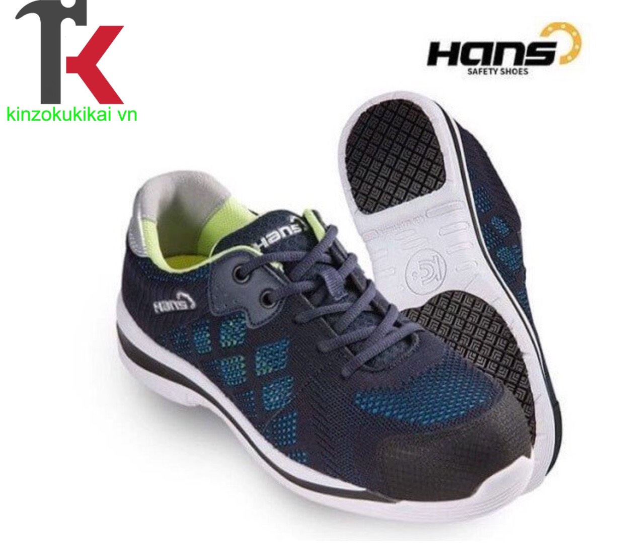 Giày bảo hộ thể thao hans hs-90 giày bảo hộ hàn quốc siêu nhẹ chống đinh