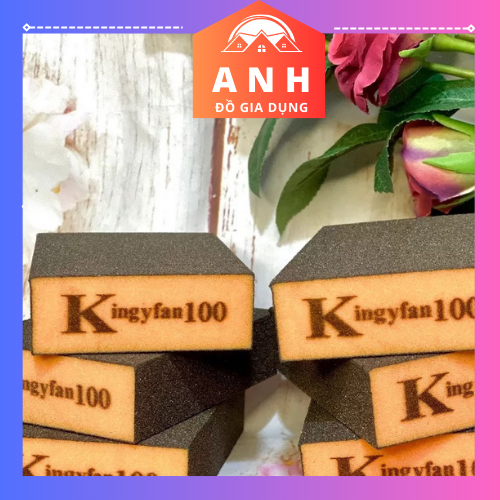K100 miếng nhám cọ xoong nồi chảo - đồ inox - cọ chà bồn sứ