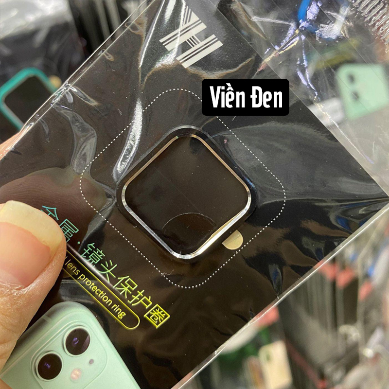 Khung viền Nhôm Camera Xiaomi Redmi Note 9S - Redmi Note 9 Pro