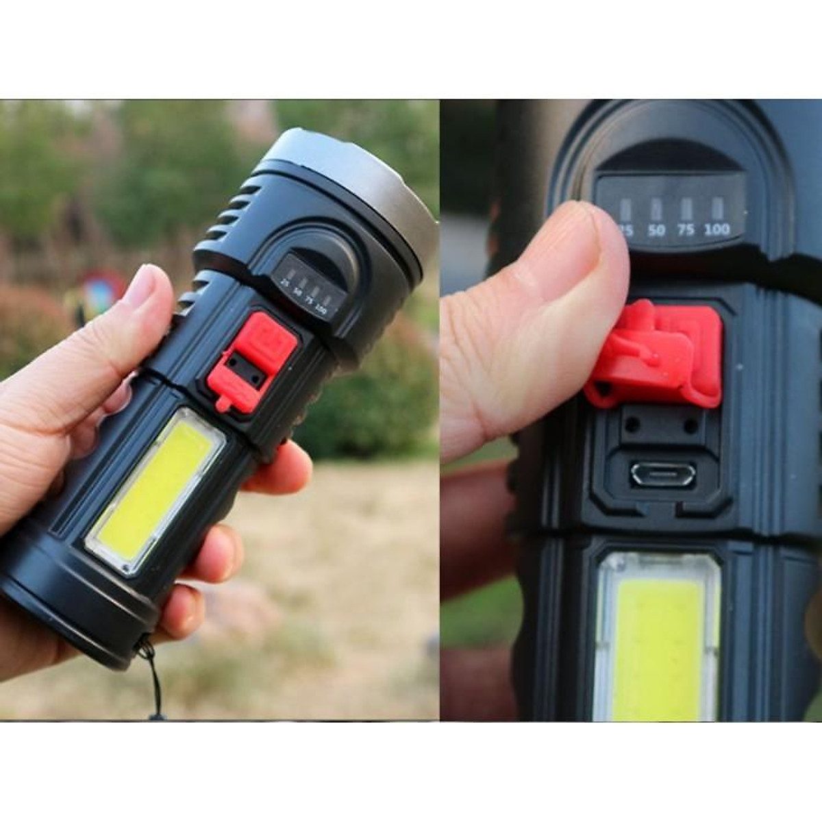 Đèn Pin Sạc L-822 ( 4 Chế Độ ) Siêu Sáng