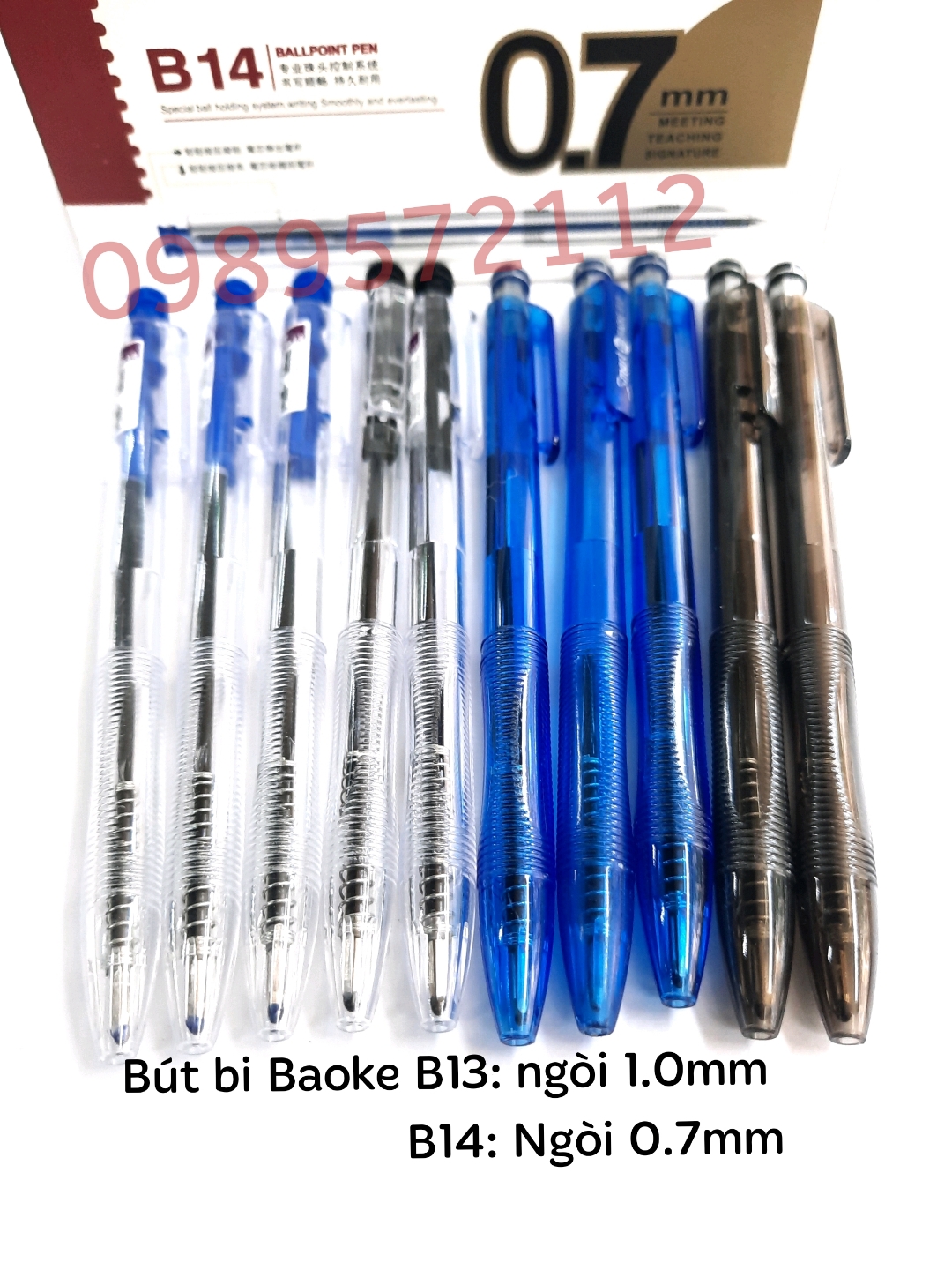 Hộp 48 cái Bút bi Baoke B13-B14.