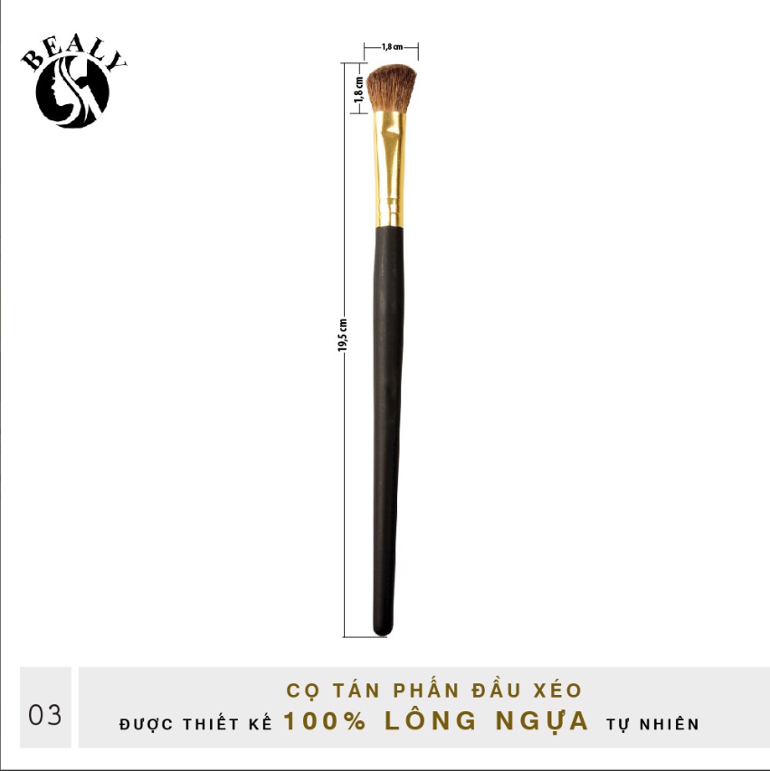 CỌ MẮT ĐẦU XÉO LÔNG NGỰA BEALY CÁN ĐEN #3