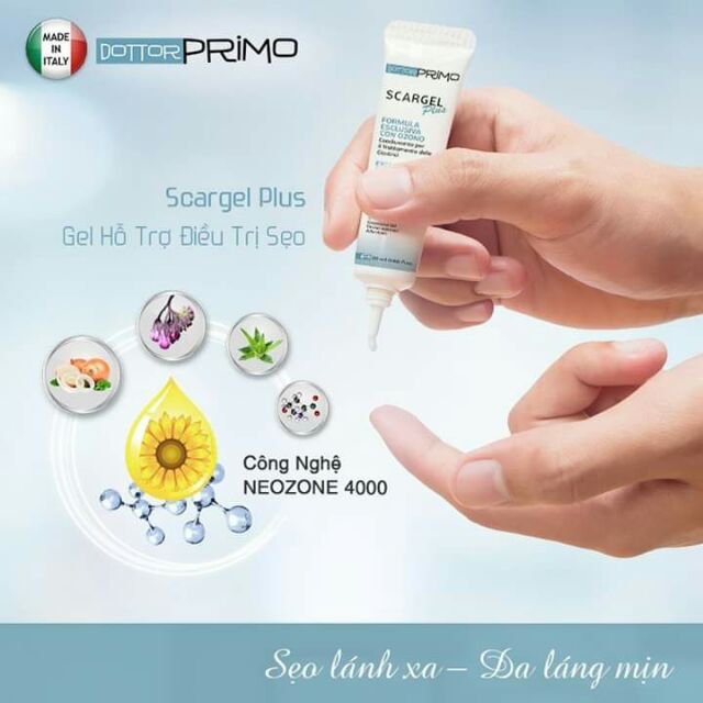 DOTTOR PRIMO SCARGEL PLUS - KEM HỖ TRỢ TRỊ SẸO