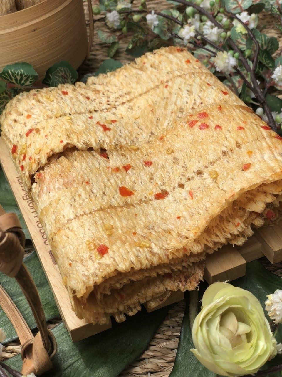 Gói 500gr Mực cán mỏng tẩm gia vị nguyên con thơm ngon hấp dẫn - Food by Mama