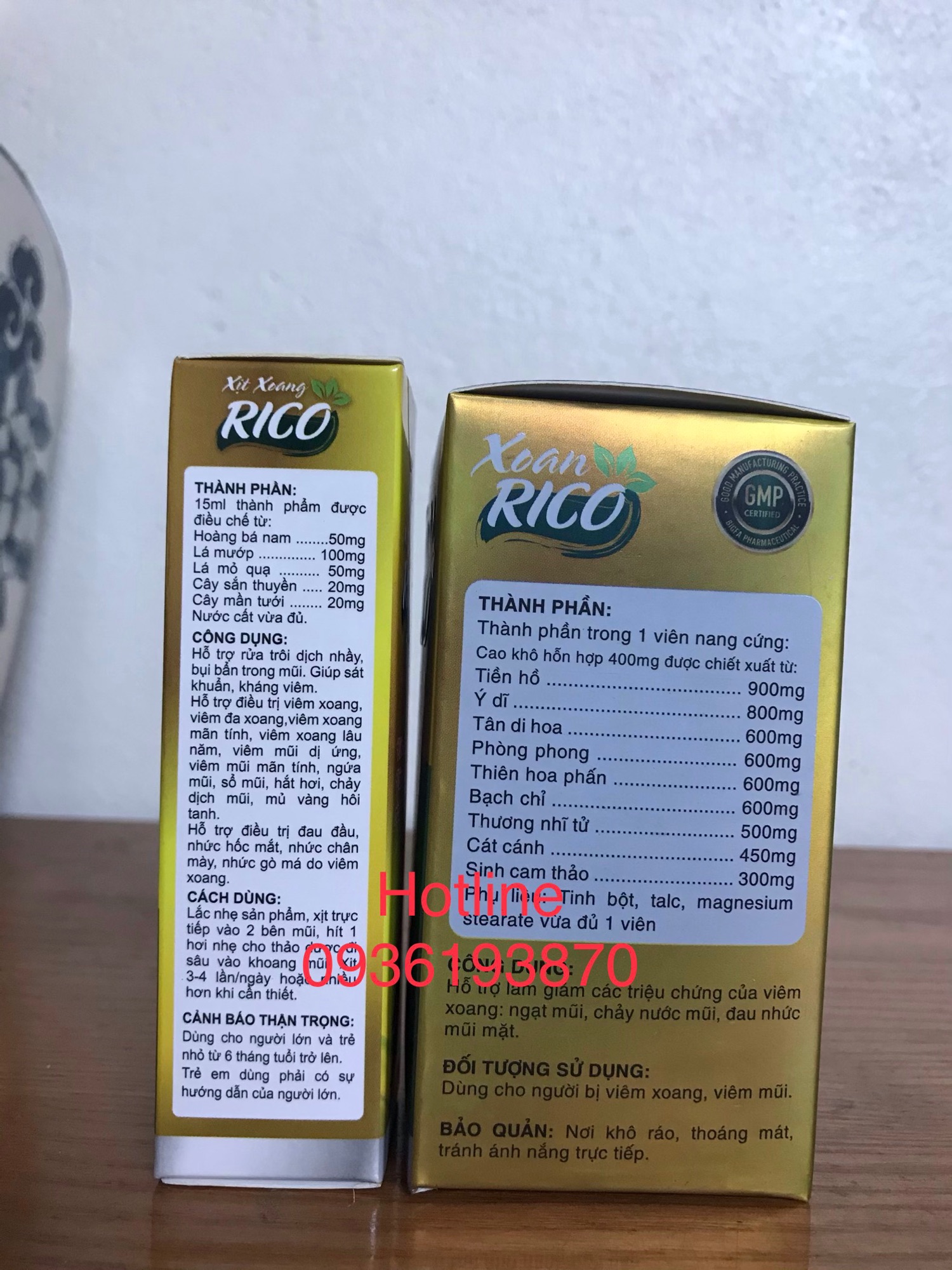 XOAN RICO - Uống và Xịt
