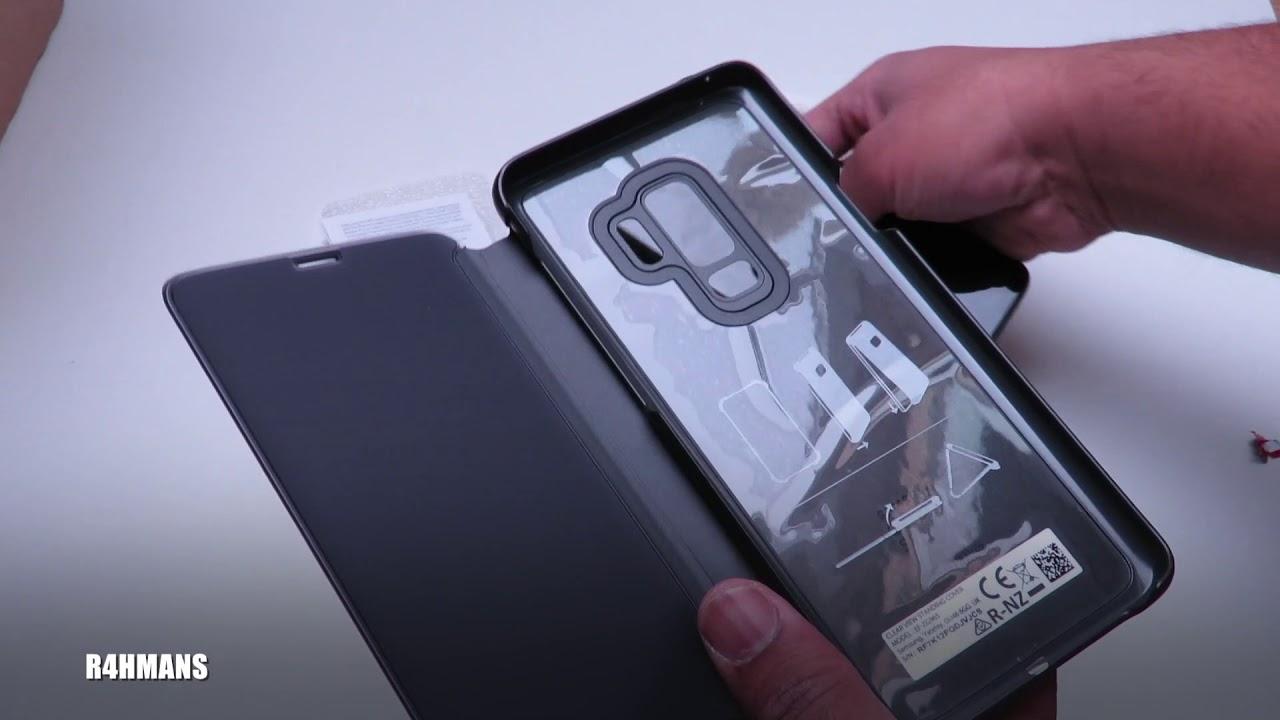 Bao da clear view cho samsung galaxy S9/S9 Plus