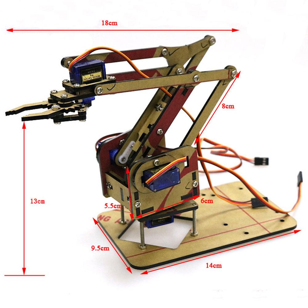 Combo Cánh tay robot Mini Full ( sử dụng Arduino Uno R3) ( Mini Arm Robotic Kit)