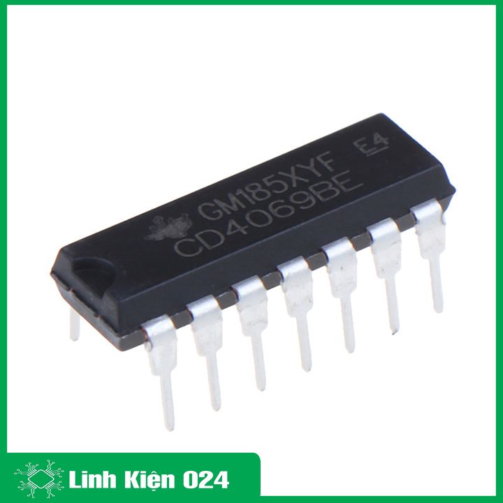 IC CD4069BE DIP14 / SOP14 tiêu thụ điện năng thấp