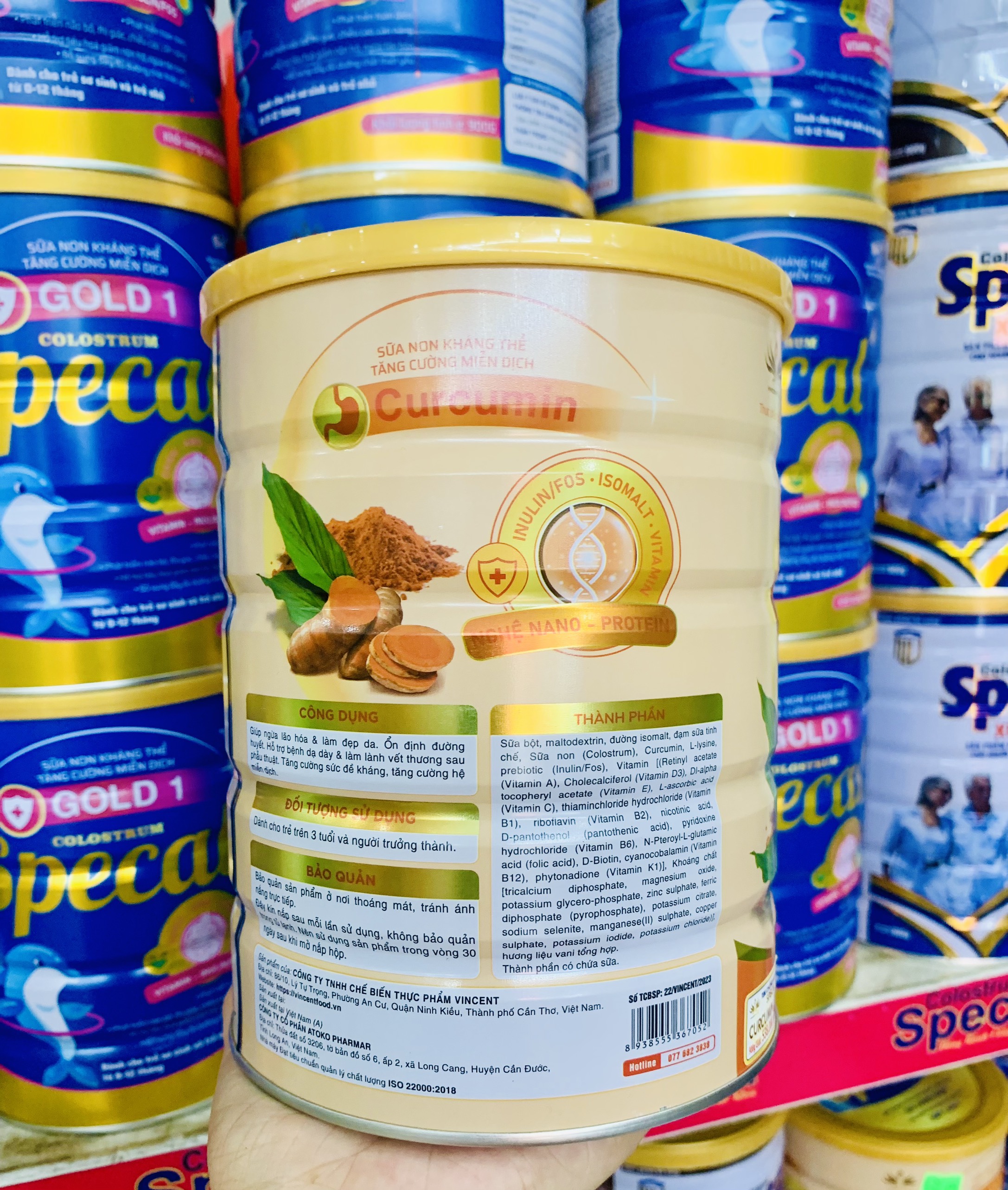 CHÍNH HÃNG | Sữa nghệ Specal Curcumin 900g (Date 2026)
