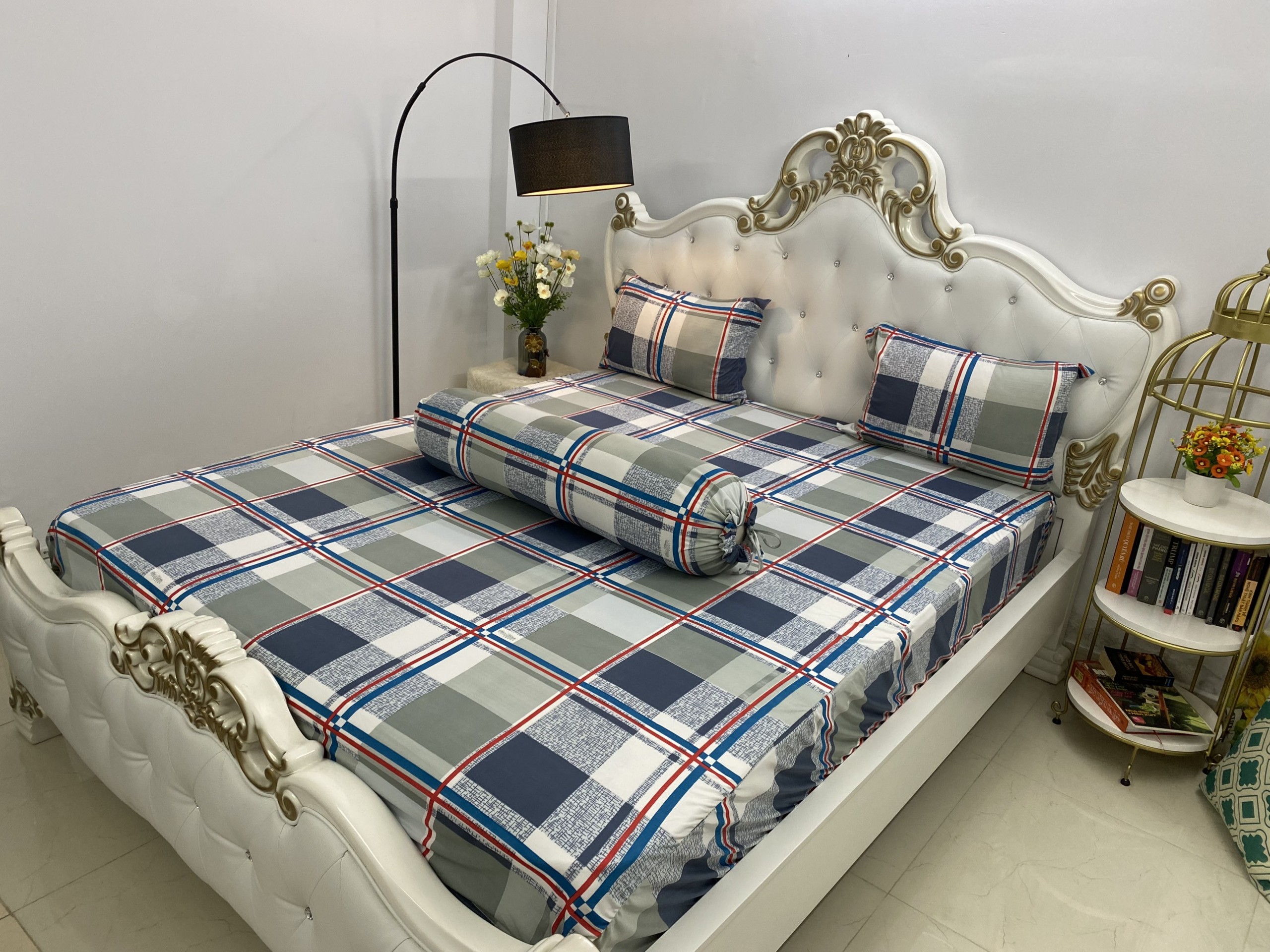 Bộ Drap Thun Hàn Quốc mát lạnh { 4 món } khách nhớ chọn size