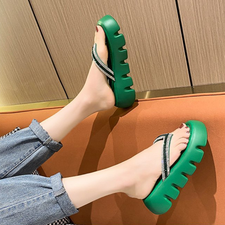 Dép xỏ ngón nữ quai đá xinh  X199-0500