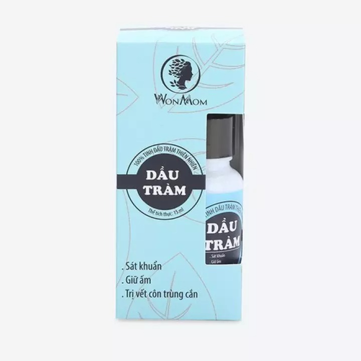 [HSD 8/2025] Dầu tràm nguyên chất Wonmom (100% lá tràm thiên nhiên)