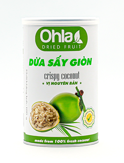 Ohla Crispy Dried Coconut - 120Gr