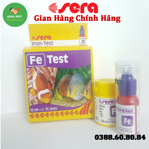 [HCM]Test Fe Sera - Hộp sắt Sera Đức