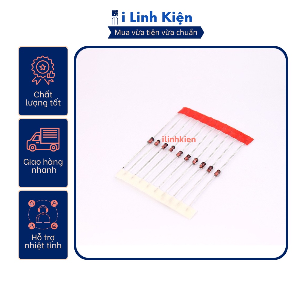 Diode zener 1w 18v 1n4746a 10 chiếc