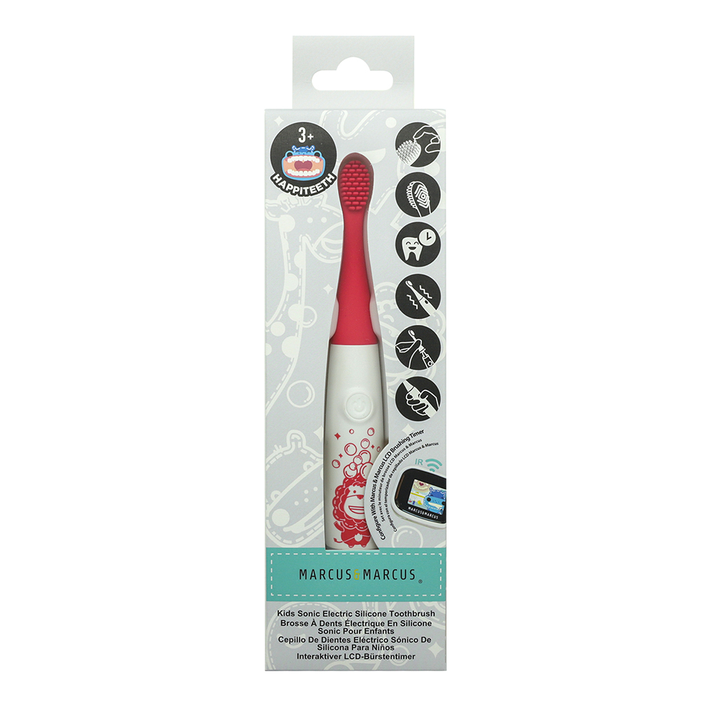 Bản Chải Đánh Răng Silicon Chạy Pin Cho Bé Marcus & Marcus, Từ 3 Tuổi - Marcus