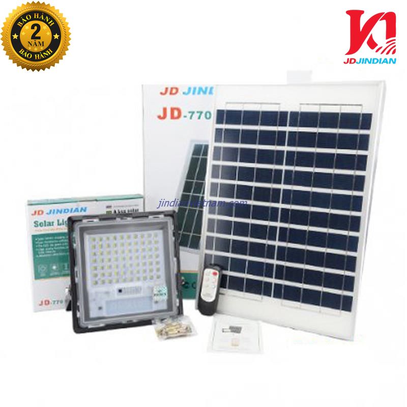 Đèn pha LED năng lượng Mặt Trời 70W JD-770