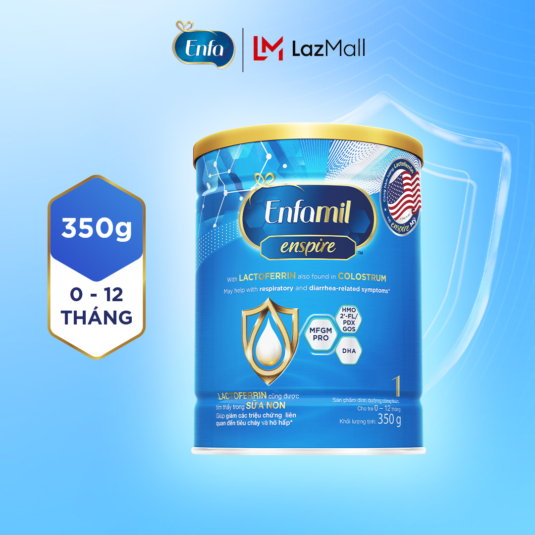 Sản phẩm dinh dưỡng công thức Enfamil Enspire 1 - 350G dành cho trẻ từ 0-12 tháng