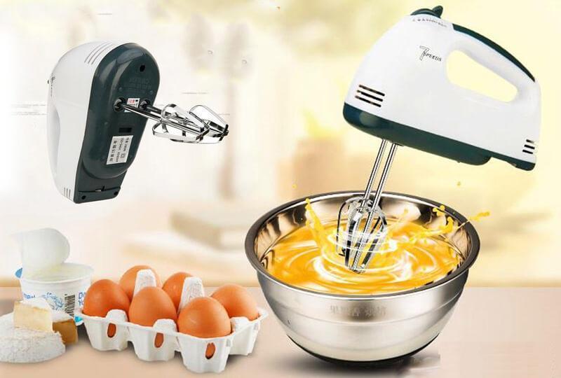 Giá bán (HÀNG CÓ SẴN) Máy Đánh Trứng Cầm Tay 7 Cấp Tốc Độ 180W