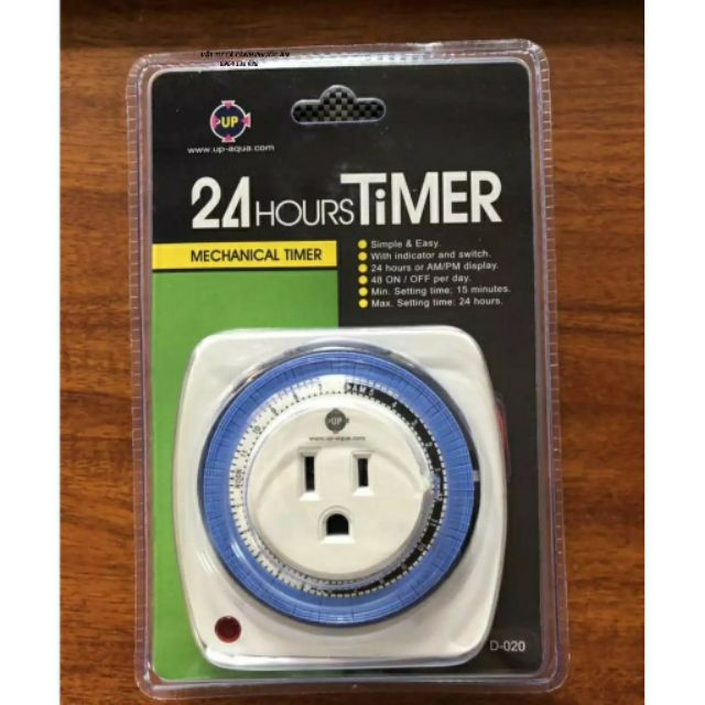 Ổ cắm timer hẹn giờ cơ Up Aqua chuyên dùng cho hồ cá thủy sinh thủy canh cam kết hàng đúng mô tả chất lượng đảm bảo
