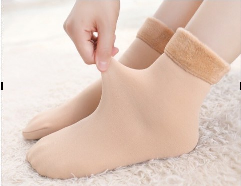 Combo 5 đôi tất lót lông dày siêu ấm.vớ thái ủ kem,vớ lông cừu,vớ dày chống nắng