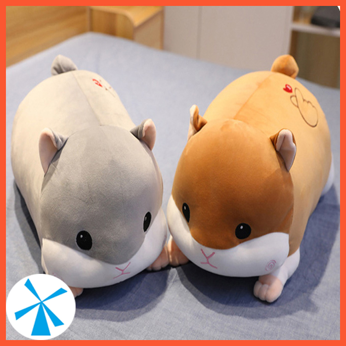 Gấu bông chuột hamster nằm mập ú đáng yêu