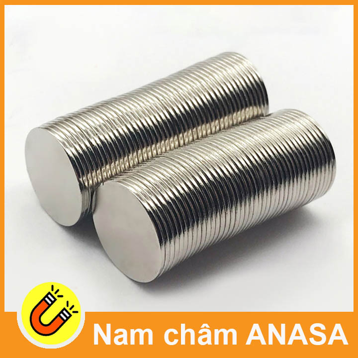 Bộ 10 viên nam châm đất hiếm 15x1mm