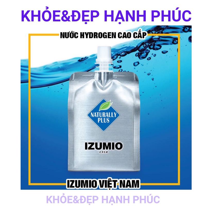 [ CHÍNH HÃNG ] Nước chống oxy hoá Izumio giàu hydro (thùng 48 gói)