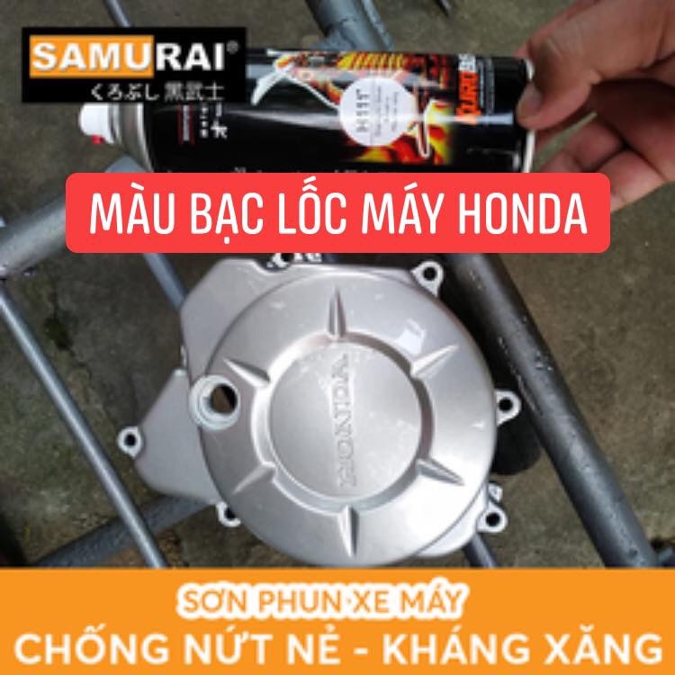 Sơn samurai combo màu bạc h111