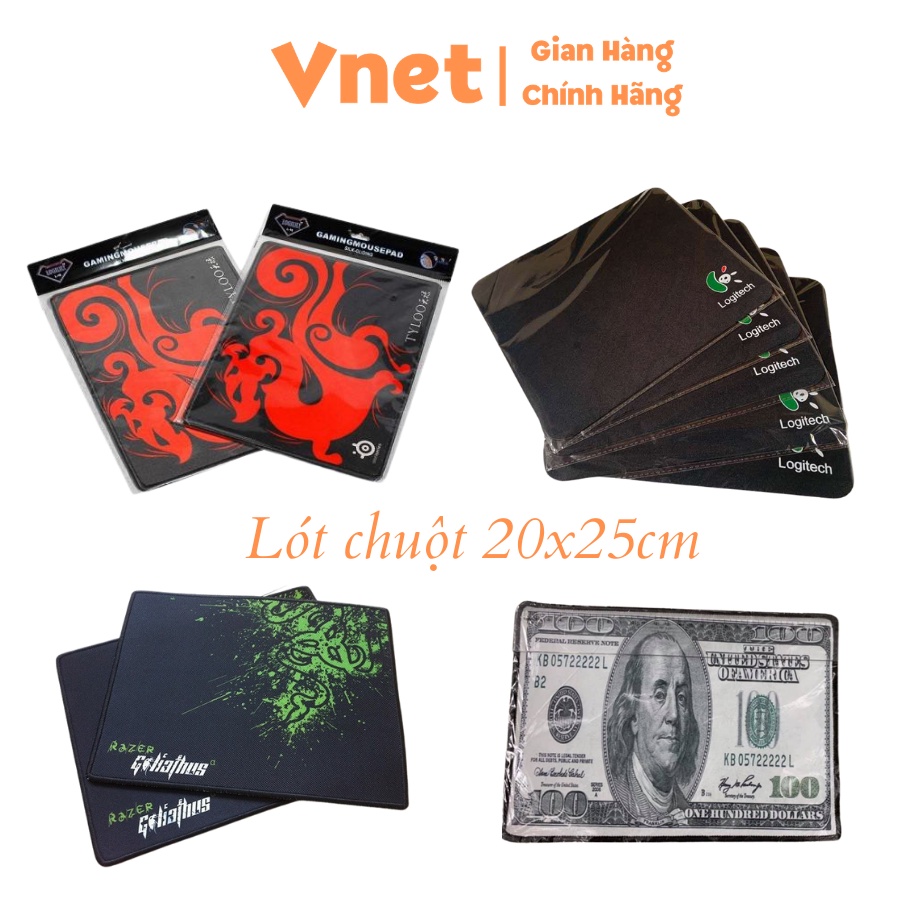 Lót chuột, bàn di chuột 2 ly cỡ nhỏ 20 x 25cm / 18 x 22cm nhiều mẫu mã đẹp