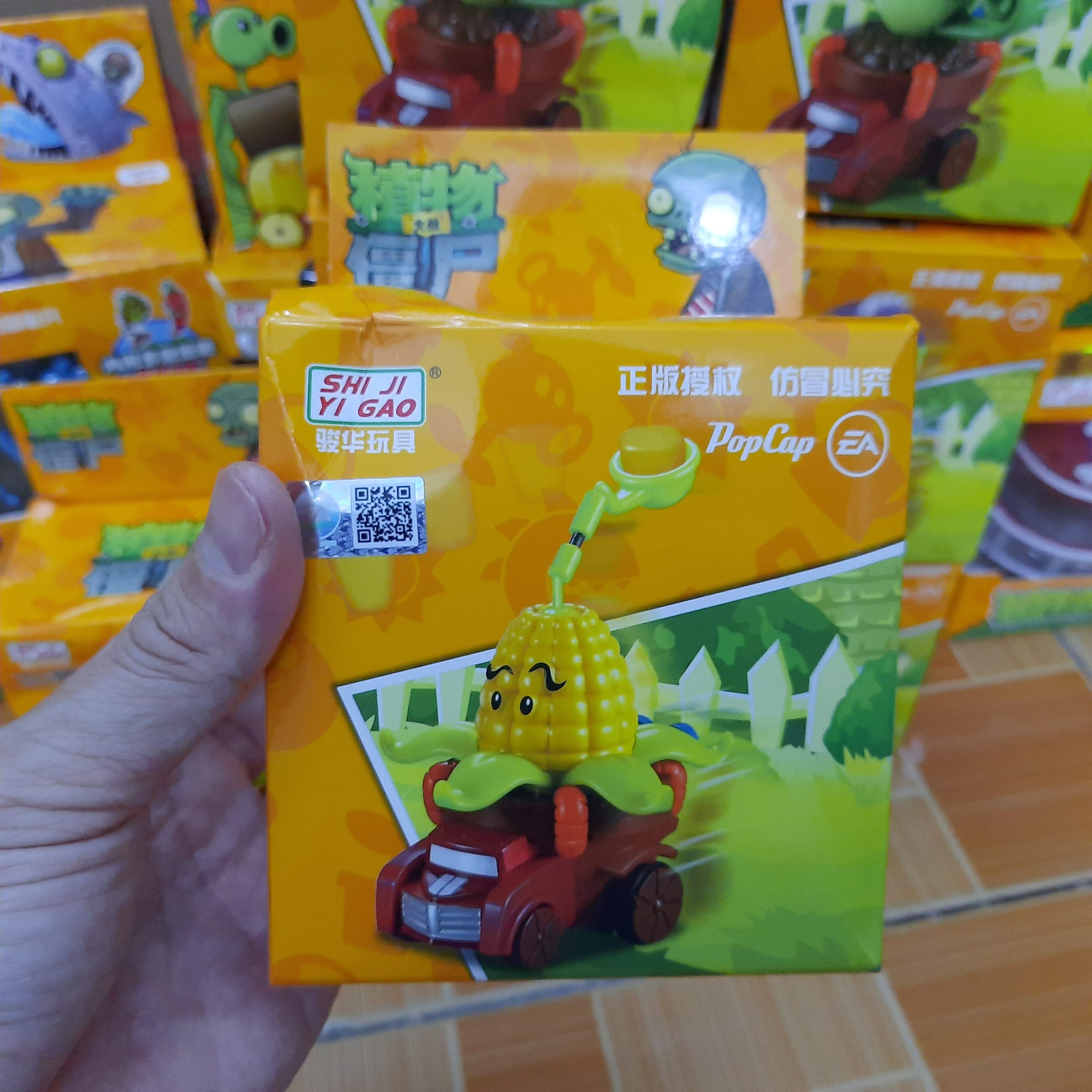 Mô hình máy bắn ngô Kernel pult đồ chơi trẻ em Plants vs Zombies