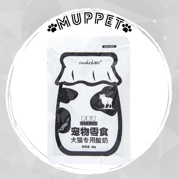 Sữa chua tiêu hoá cho chó mèo monbab gói 50g