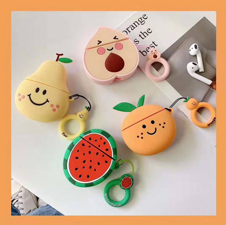 Vỏ bao airpod silicon đựng tai nghe không dây airpod 1 2 i11 i12 i18 ...