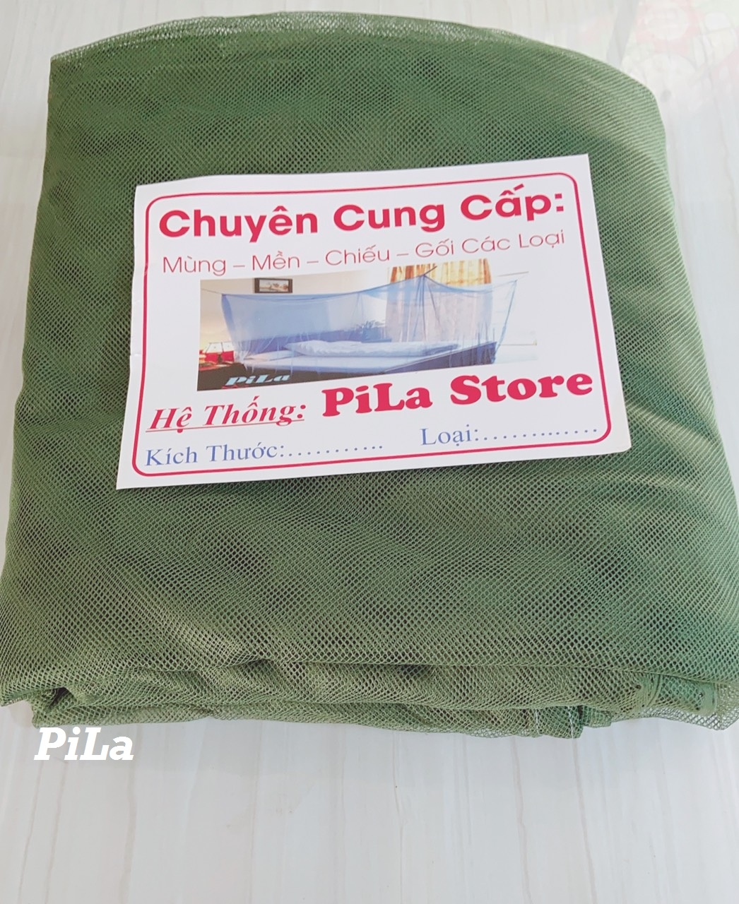Mùng Ngủ Xanh Bộ Đội 1M2 (Một người ngủ)