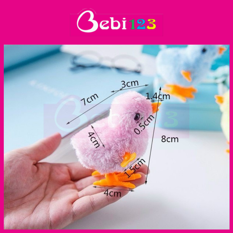 [HCM]Đồ chơi chú gà con vặn dây cót cho bé (giao màu ngẫu nhiên)