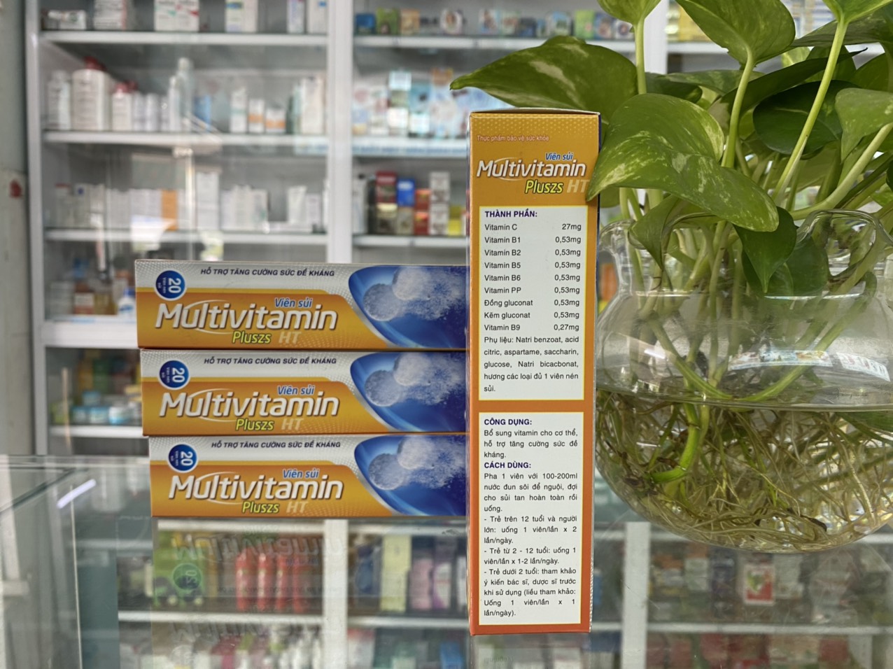 (CHÍNH HÃNG) - Sủi Multivitamin Pluszs Tuýp 20v - Tăng sức đề kháng
