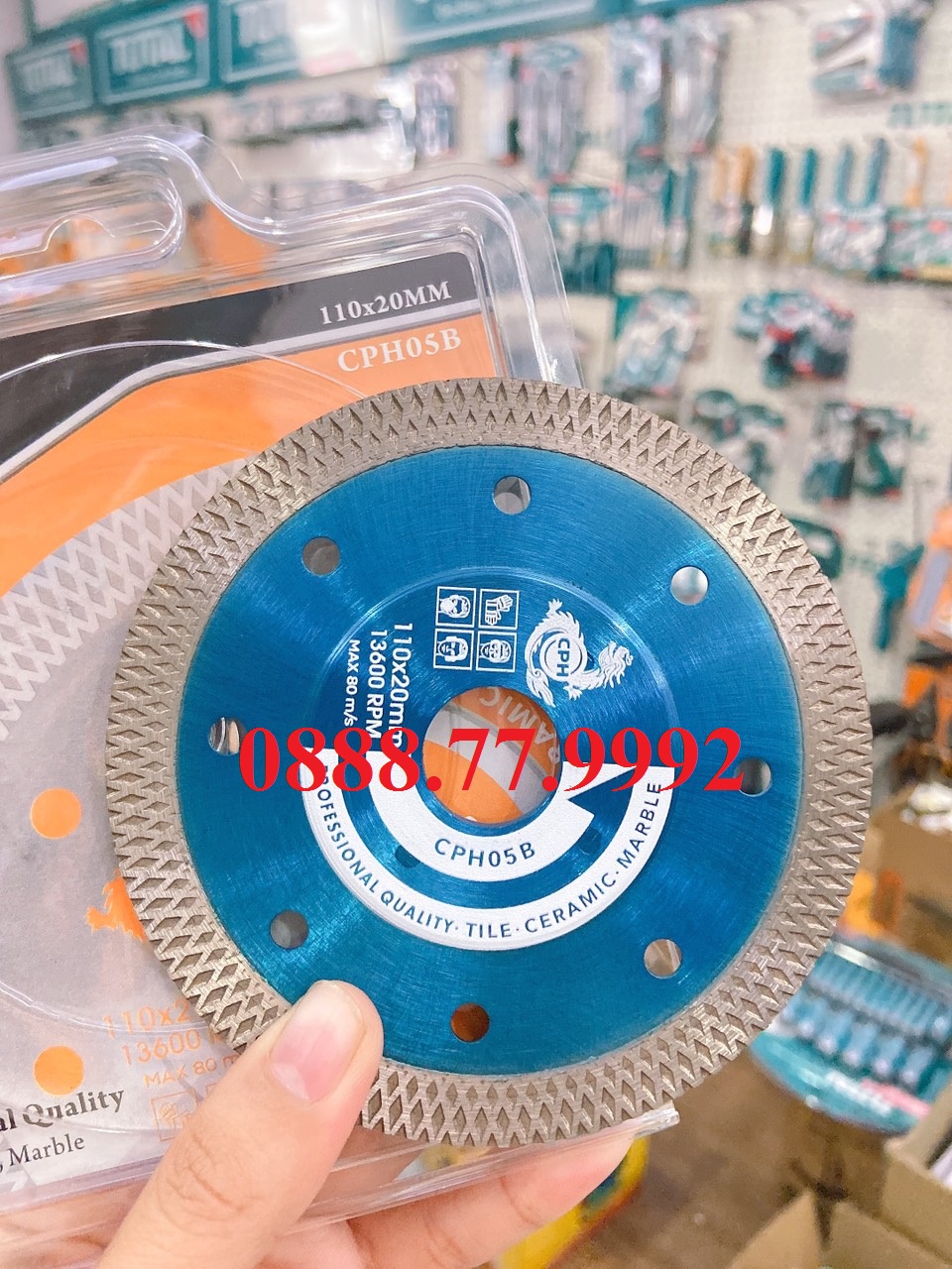 Lưỡi cắt gạch siêu mỏng 1.1tấc cph cph05b dày 1.3mm