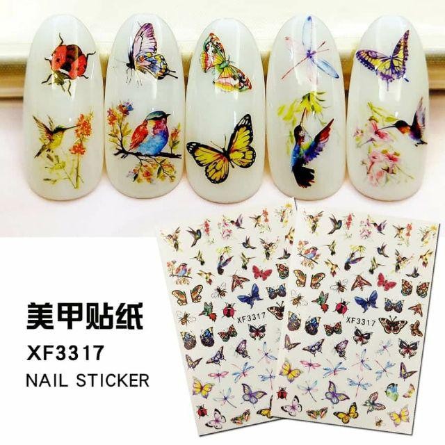 Hình dán Sticker dán móng tay Nail mẫu mới 2020