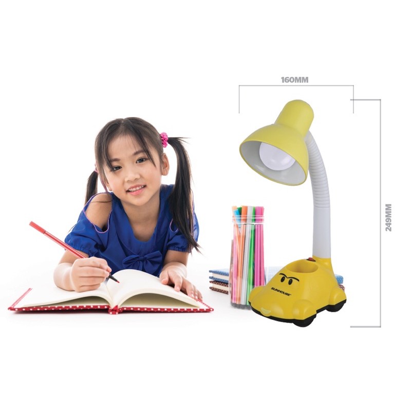 Đèn bàn học sinh Sunhouse SHE-19LED-A6 ( Đèn Led chống cận, hàng , bền đẹp, giá rẻ )