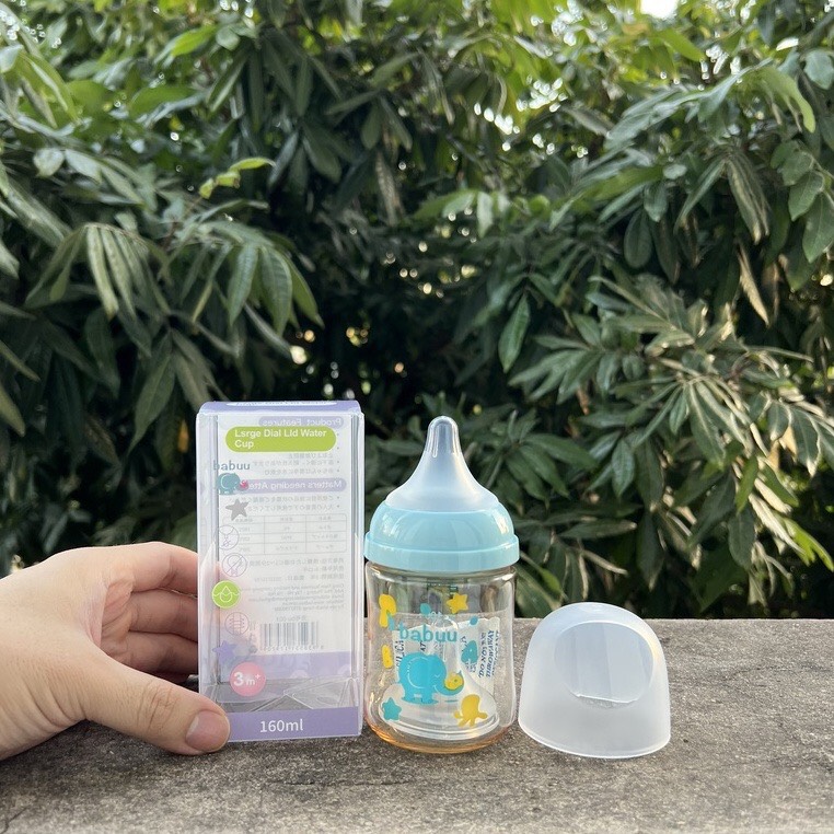 [Chính hãng] Bình sữa PPSU BaBuu Nhật Bản đủ size 90ml/1600ml/240ml ( có tặng kèm núm )